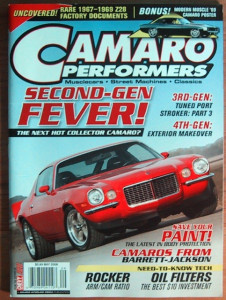 CAMARO PERFORMERS 2008 MAY - ROAD RACING Z, TRIP NOZZI